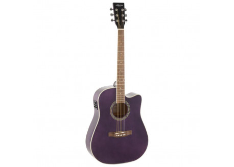 GUITARRA ACUSTICA ADMIRA TENNESSEE AMPLIF MORADA BRILLO CUT AWAY