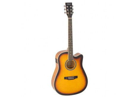 GUITARRA ACUSTICA ADMIRA INDIANA AMPLIF SOMBREADA BRILLO CUT AWAY