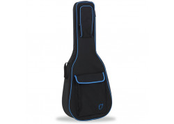 FUNDA GUITARRA CLASICA MOD 47 NEGRO Y TURQUESA