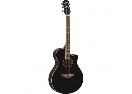 GUITARRA ELECTRO ACUSTICA YAMAHA APX 600 COLOR BLACK CUT AWAY