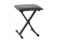 BANQUETA TECLADO ORTOLA METAL NEGRA RECTANGULAR  BP001   8685 001
