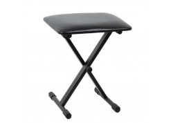 BANQUETA TECLADO ORTOLA METAL NEGRA RECTANGULAR  BP001   8685 001