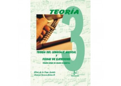 DE LA VEGA TEORIA DEL LENGUAJE MUSICAL 3º ELEMENTAL Y FICHAS EDIT SIB