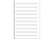 BLOCK FOLIO VERTICAL DE 10 PAUTAS CON PENTAGRAMA