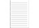BLOCK PAPEL PAUTADO A4 VERTICAL 12 PENTAGRAMAS