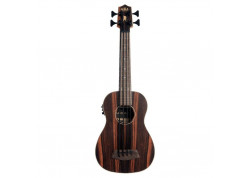 UKELELE KALA BAJO U BASS UBEBYFS AMPLIFICADO CUERPO EBANO FUNDA
