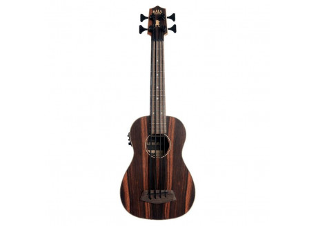 UKELELE KALA BAJO U BASS UBEBYFS AMPLIFICADO CUERPO EBANO FUNDA