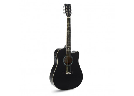 GUITARRA ACUSTICA ADMIRA TENNESSEE AMPLIF NEGRA SATIN CUT AWAY