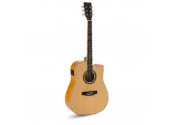 GUITARRA ACUSTICA ADMIRA TENNESSEE AMPLIF NATURAL BRILLO CUT AWAY