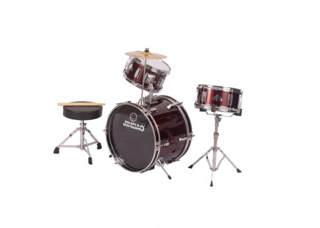 BATERIA JIMBAO JUNIOR INFANTIL NIÑO 1042 RD ROJA VINO TRES PIEZAS