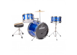 BATERIA JIMBAO JUNIOR INFANTIL NIÑO 1042 BL AZUL SILLIN TRES PIEZAS