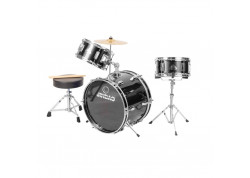 BATERIA JIMBAO JUNIOR INFANTIL NIÑO 1042 BK NEGRA SILLIN TRES PIEZAS