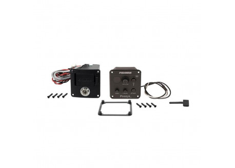 PREVIO FISHMAN PRESYS II  MAS PORTA PILA Y TOMA JACK EN UNO PILA BOTON 2032