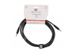 CABLE EK MINI JACK ESTEREO A MINI JACK STEREO DE 3 MTS CLAVIJA METAL