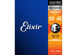 JUEGO CUERDAS GUITARRA ELECTRICA ELIXIR 12027 NANOWEB 0.09 A 0.46