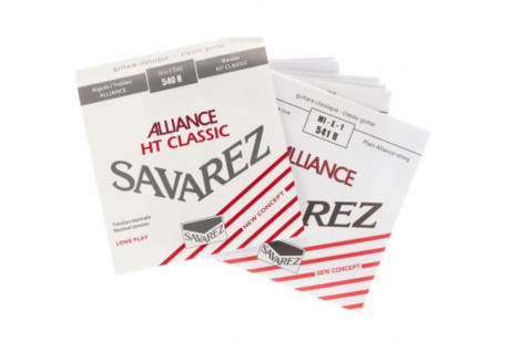 JUEGO CUERDA GUITARRA CLASICA SAVAREZ ALLIANCE ROJA 540 R TENSION NORMAL