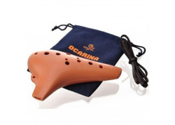 OCARINA SOPRANO  ANGEL RESINA ABS MOD AWO P12 MARRON   4907004