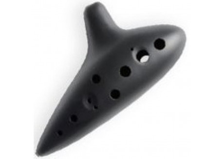 OCARINA SOPRANO  WOODI RESINA ABS MOD WRO 917X COLOR NEGRA 4907105