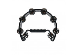 PANDERETA MEDIA LUNA BOCHELI TAM16BK SENCILLA DOBLE SONAJA NEGRA 4404501