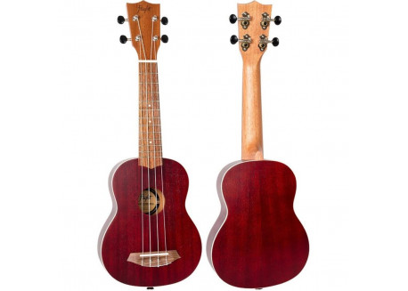 UKELELE SOPRANO FLIGHT MOD NUS 380 GEMSTONE CORAL CON FUNDA 5307974