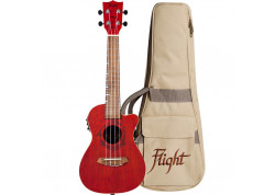 UKELELE CONCIERTO FLIGHT DUC 380 CEQ GEMS CORAL AMPLIFI FUNDA 5308039