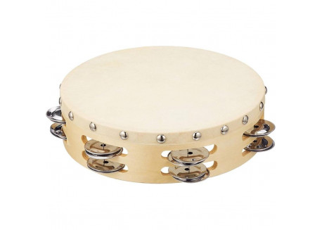 PANDERETA RITMO 20 CMS DOBLE SONAJA TH 812