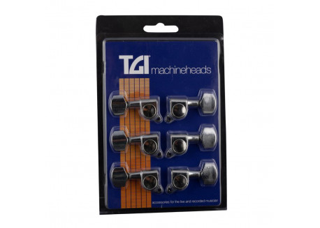 CLAVIJERO GUITARRA ACUSTICA ELECTRICA NIQUEL 3 + 3 TG 415 C