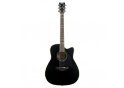 GUITARRA YAMAHA ELECTRO ACUSTICA FGX 820 C 02 BLACK CUERPO WESTERN