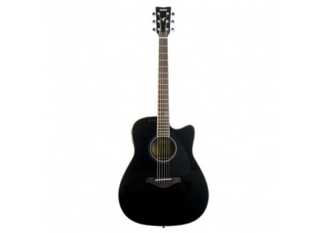 GUITARRA YAMAHA ELECTRO ACUSTICA FGX 820 C 02 BLACK CUERPO WESTERN