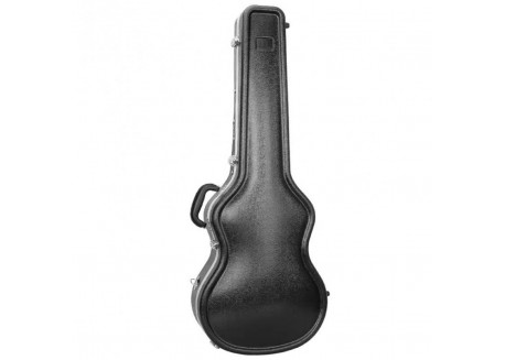 ESTUCHE GUITARRA RAPSODY CLASICA PROTECT ABS NEGRO RAYAS 3.5 KG