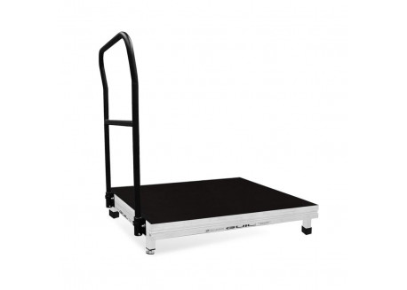 TARIMA DIRECTOR GUIL MOD TMD 10 DE 1.20 X 1 MTS CON BARANDILLA CON PATAS REGULABLE