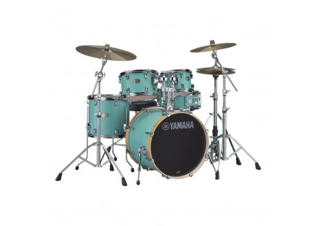 SET BATERIA STAGE CUSTOM MATTE SURF GREEN + HW780 HERRAJES