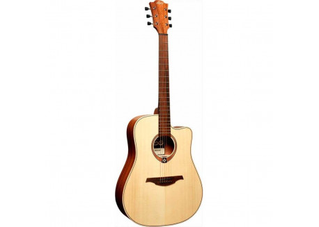 GUITARRA ELECTROACUSTICA LAG T70DCE NATURAL SATIN