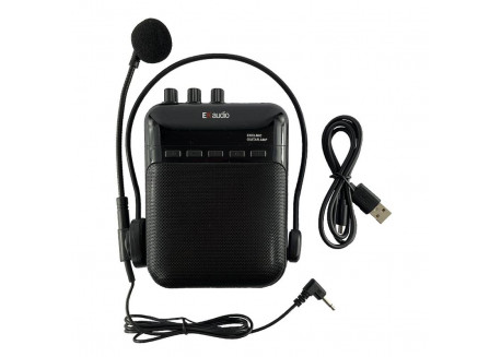 AMPLIFICADOR GUITARRA CINTURA EK CLMIC CON MICRO DIADEMA RECARGABLE