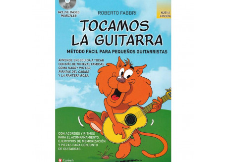FABBRI TOCAMOS LA GUITARRA VOL 1º + CD METODO FACIL PEQUEÑOS GUITARRI