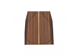 FONDO LAUD BANDURRIA PAU FERRO 400 X 160 X 4 MM