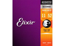 JUEGO GUITARRA ACUSTICA ELIXIR CEL 11027 0.11- 0.52 3803502