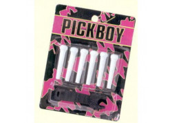 JUEGO PIVOTES PICK BOY GUITARRA ACUSTICA BP50 W COLOR BLANCO 1901017