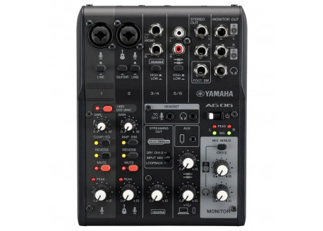 MESA INTERFACE YAMAHA MOD AG 06 MK2 COLOR BLACK NEGRA