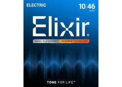 JUEGO CUERDAS GUITARRA ELECTRICA ELIXIR 0.10 0.46 NANOWEB 12052