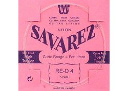 CUERDA GUITARRA SAVAREZ CLASICA 4º CARTA ROJA 524 R