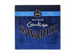 JUEGO CUERDA GUITARRA SAVAREZ 510AJ ALIANCE CANTIGA AZUL FUERTE