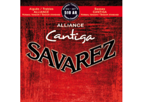 JUEGO CUERDA GUITARRA SAVAREZ 510 AR ALIANCE CANTIGA ROJA