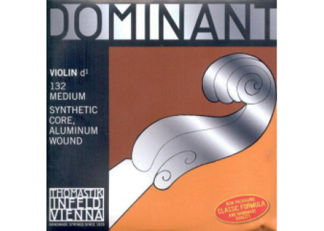 CUERDA VIOLIN THOMASTIK DOMINANT 3ª RE 132 NYLON ALUMINIO