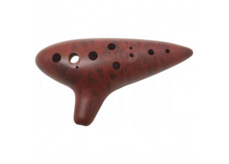OCARINA SOPRANO WOODI RESINA MOD WRO 917W3 COLOR MARRON