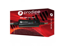 INTERFACE ADAPTADOR MIDI USB PRODIPE PROMIDI 1I10 INDICADOR LED