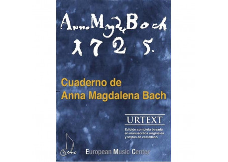 BACH ALBUM PARA ANA MAGDALENA 45 PIEZAS URTEXT