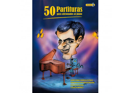 ALBUM 50 PARTITURAS VOL 5 AFICIONADOS AL PIANO
