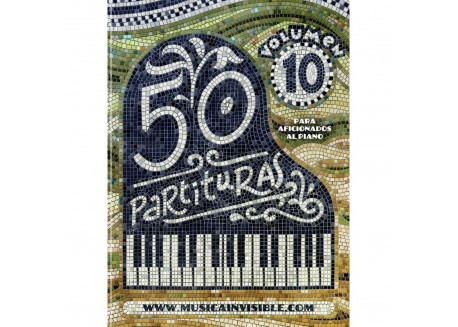 ALBUM 50 PARTITURAS VOL 10 AFICIONADOS AL PIANO