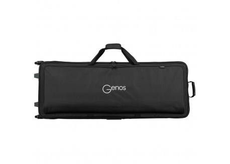 FUNDA TECLADO YAMAHA SC GENOS 2 CON RUEDAS Y BOLSILLO EXTERNO